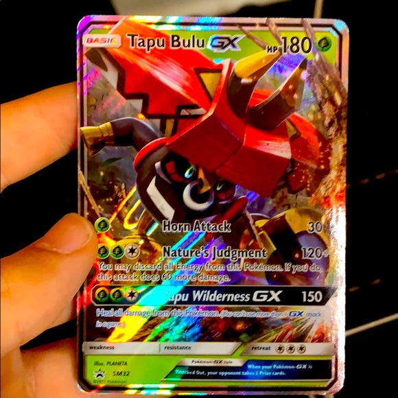 Pokemon | Toys | Holo Tapu Bulu Gx | Poshmark